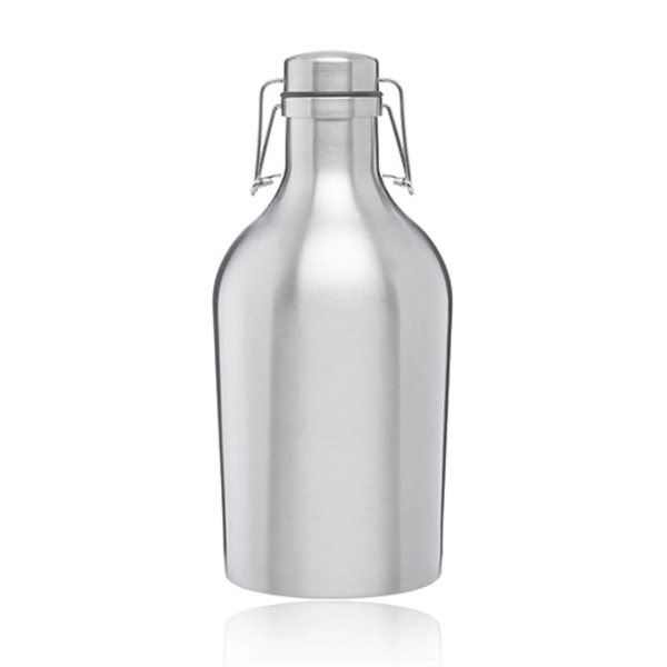 2 Liter Stainless Steel Dublin Growlers - 2 Liter Stainless Steel Dublin Growlers - Image 1 of 1