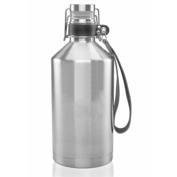 64 Oz Stainless Steel Canteen Growlers - 64 Oz Stainless Steel Canteen Growlers - Image 1 of 1