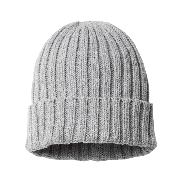 Atlantis Headwear Shore - Sustainable Knit Cuffed Beanie Hat - Atlantis Headwear Shore - Sustainable Knit Cuffed Beanie Hat - Image 6 of 12