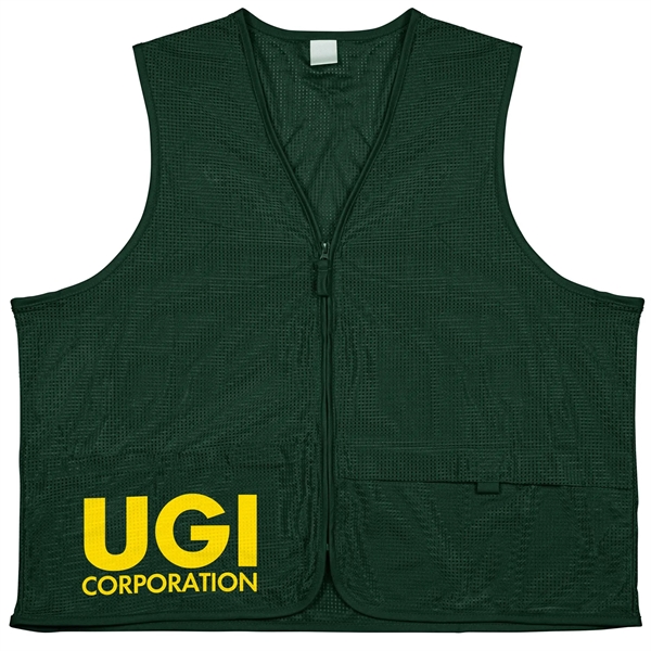 100% Polyester Premium Safety Vest - 100% Polyester Premium Safety Vest - Image 3 of 24