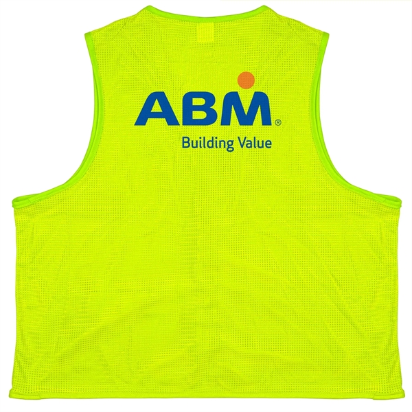 100% Polyester Premium Safety Vest - 100% Polyester Premium Safety Vest - Image 10 of 24