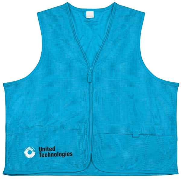 100% Polyester Premium Safety Vest - 100% Polyester Premium Safety Vest - Image 13 of 24