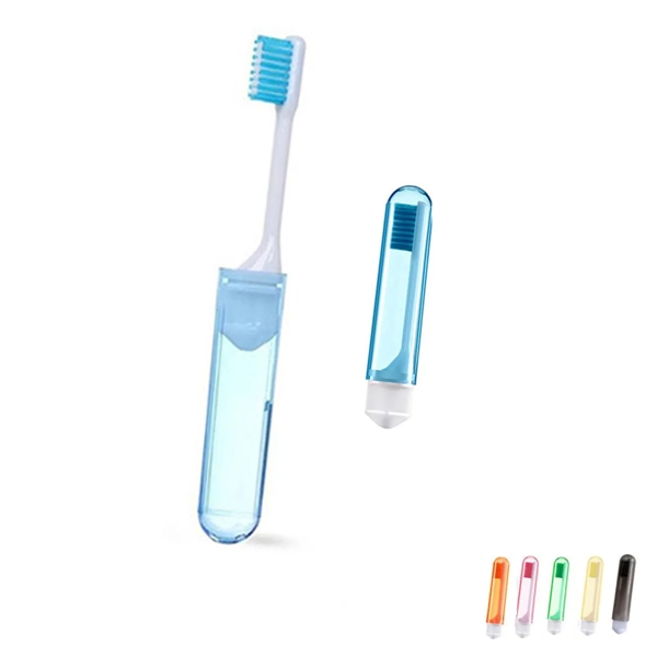 Portable Folding Travel Toothbrush - Portable Folding Travel Toothbrush - Image 0 of 4