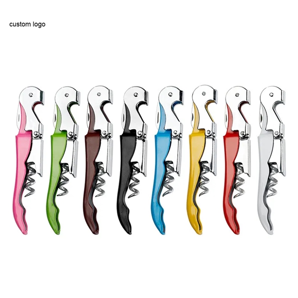 3 in 1 Corkscrew Wine Opener with Foil Cutter - 3 in 1 Corkscrew Wine Opener with Foil Cutter - Image 1 of 5