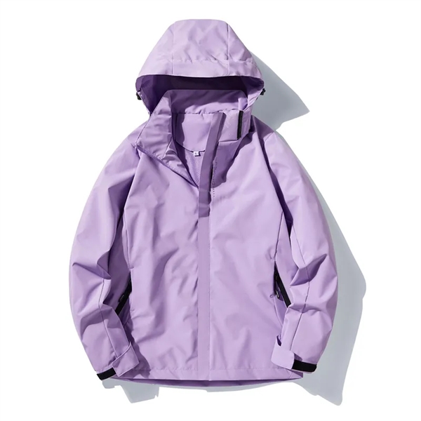 Full-Zip Waterproof Hooded Light Casual Hiking Jacket - Full-Zip Waterproof Hooded Light Casual Hiking Jacket - Image 5 of 5