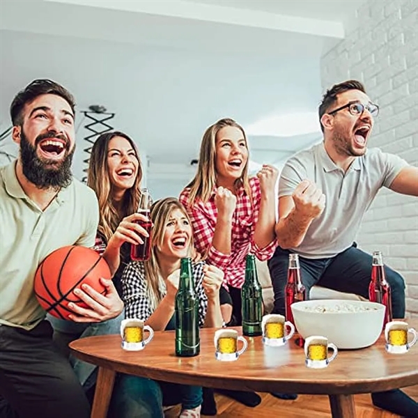 1oz Mini Plastic Beer Mug Shot Glass With Handle - 1oz Mini Plastic Beer Mug Shot Glass With Handle - Image 5 of 6