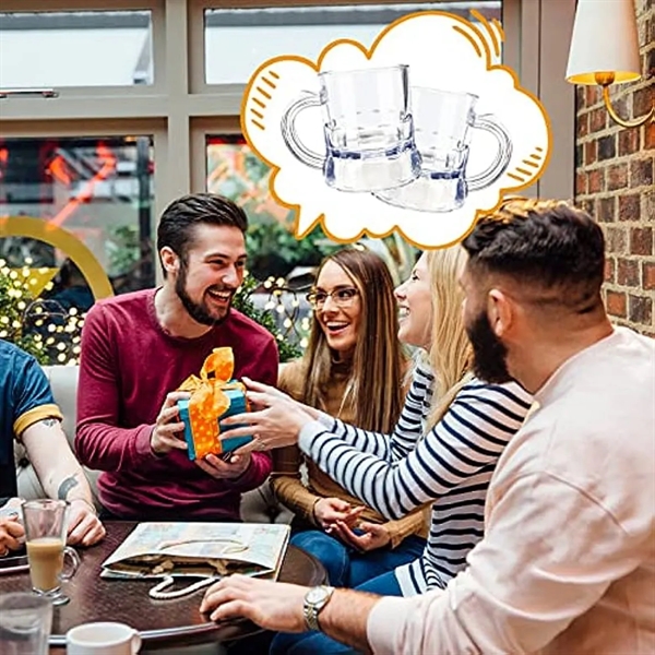 1oz Mini Plastic Beer Mug Shot Glass With Handle - 1oz Mini Plastic Beer Mug Shot Glass With Handle - Image 6 of 6