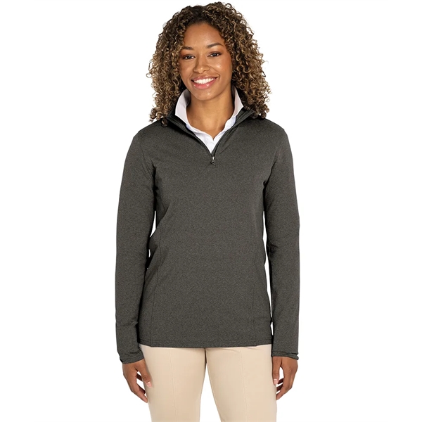 Women's Heathered Eco-Logic Stretch Quarter Zip - Women's Heathered Eco-Logic Stretch Quarter Zip - Image 18 of 25