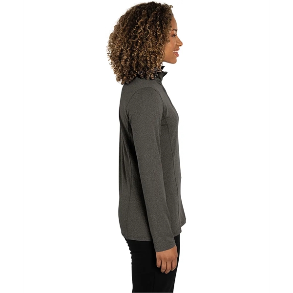 Women's Heathered Eco-Logic Stretch Quarter Zip - Women's Heathered Eco-Logic Stretch Quarter Zip - Image 2 of 25