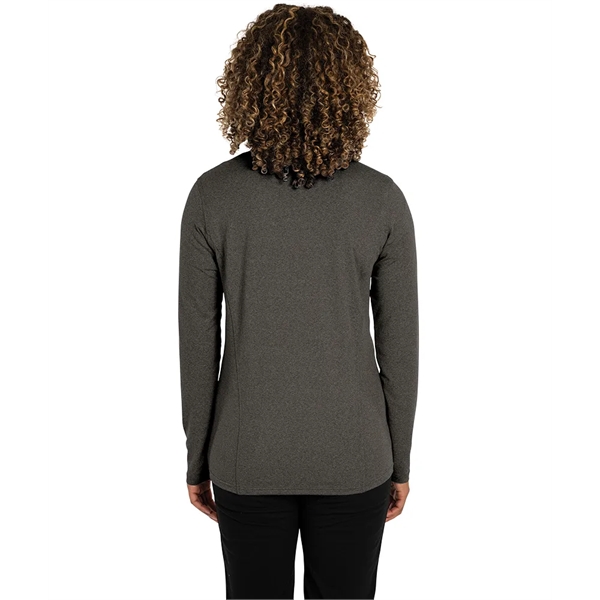 Women's Heathered Eco-Logic Stretch Quarter Zip - Women's Heathered Eco-Logic Stretch Quarter Zip - Image 1 of 25