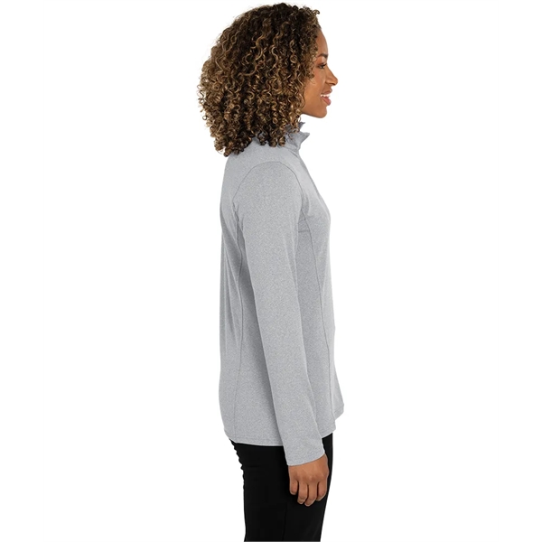 Women's Heathered Eco-Logic Stretch Quarter Zip - Women's Heathered Eco-Logic Stretch Quarter Zip - Image 8 of 25