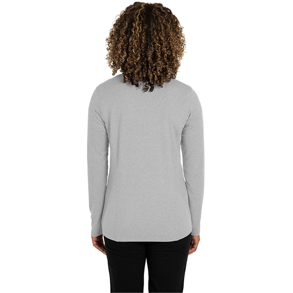 Women's Heathered Eco-Logic Stretch Quarter Zip - Women's Heathered Eco-Logic Stretch Quarter Zip - Image 7 of 25