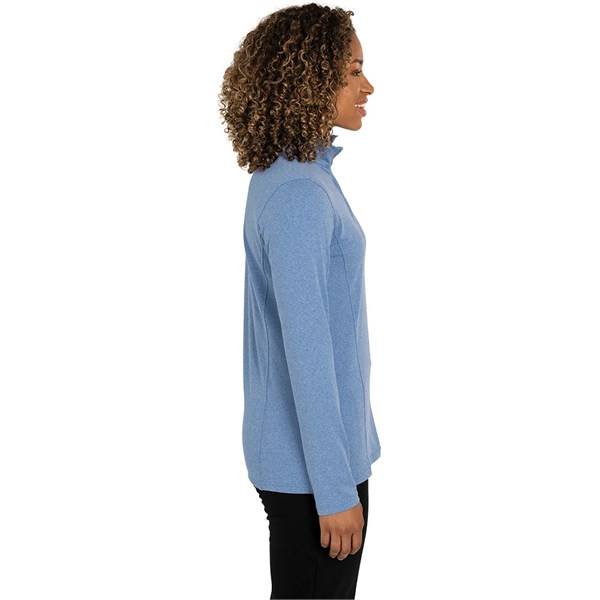 Women's Heathered Eco-Logic Stretch Quarter Zip - Women's Heathered Eco-Logic Stretch Quarter Zip - Image 20 of 25