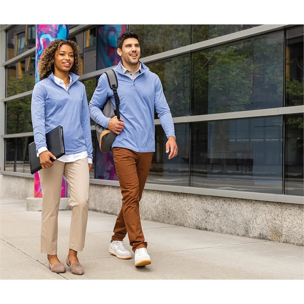 Women's Heathered Eco-Logic Stretch Quarter Zip - Women's Heathered Eco-Logic Stretch Quarter Zip - Image 25 of 25