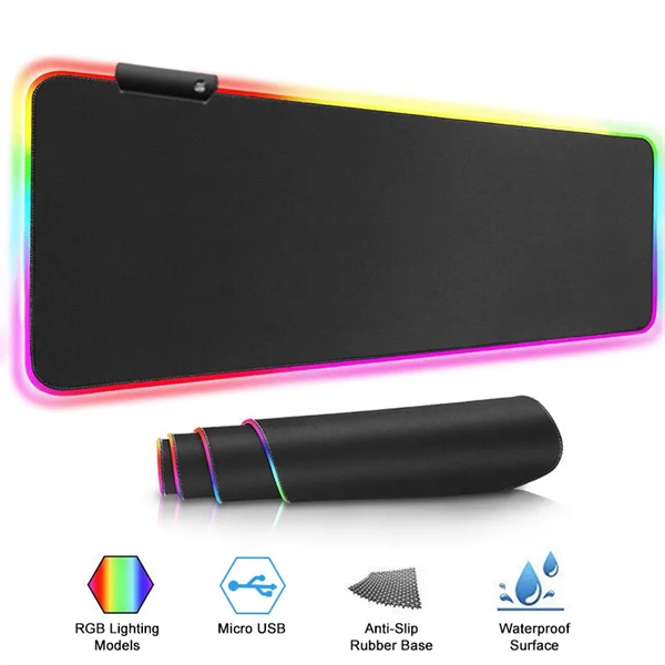 RGB Gaming Luminous Mouse Pad - RGB Gaming Luminous Mouse Pad - Image 0 of 3