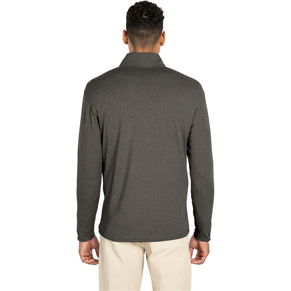 Men's Heathered Eco-Logic Stretch Quarter Zip - Men's Heathered Eco-Logic Stretch Quarter Zip - Image 7 of 25