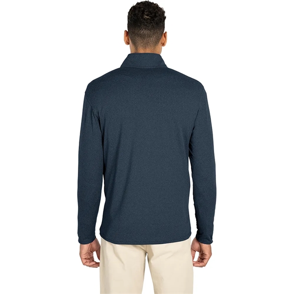 Men's Heathered Eco-Logic Stretch Quarter Zip - Men's Heathered Eco-Logic Stretch Quarter Zip - Image 1 of 25