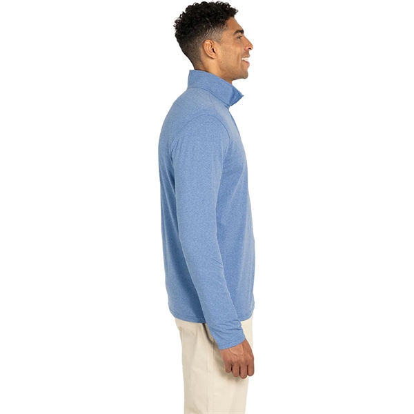 Men's Heathered Eco-Logic Stretch Quarter Zip - Men's Heathered Eco-Logic Stretch Quarter Zip - Image 20 of 25