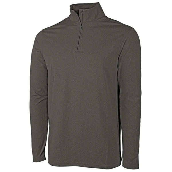 Men's Heathered Eco-Logic Stretch Quarter Zip - Men's Heathered Eco-Logic Stretch Quarter Zip - Image 9 of 25