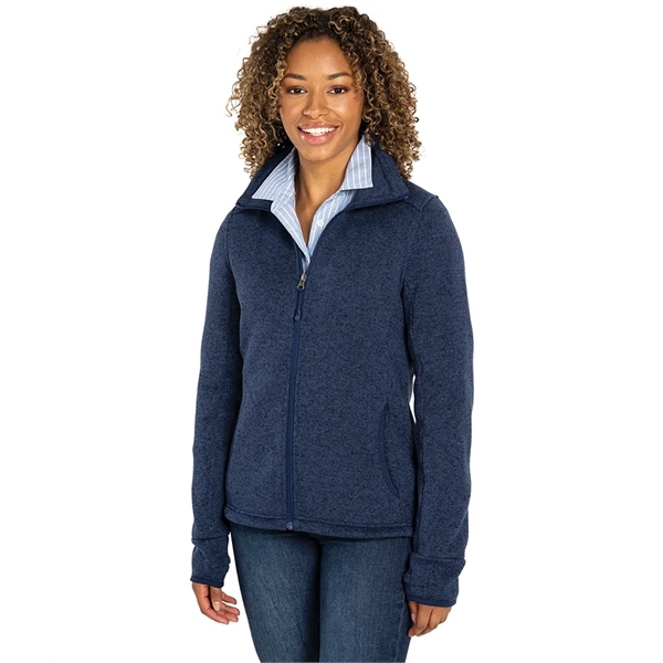 Women's Heathered Fleece Jacket - Women's Heathered Fleece Jacket - Image 2 of 9