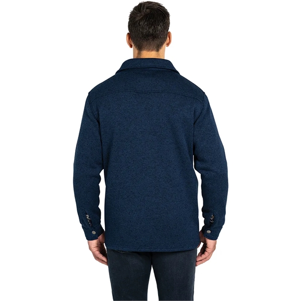 Heathered Fleece Snap Shacket - Heathered Fleece Snap Shacket - Image 2 of 22