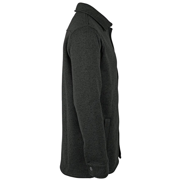 Heathered Fleece Snap Shacket - Heathered Fleece Snap Shacket - Image 13 of 22