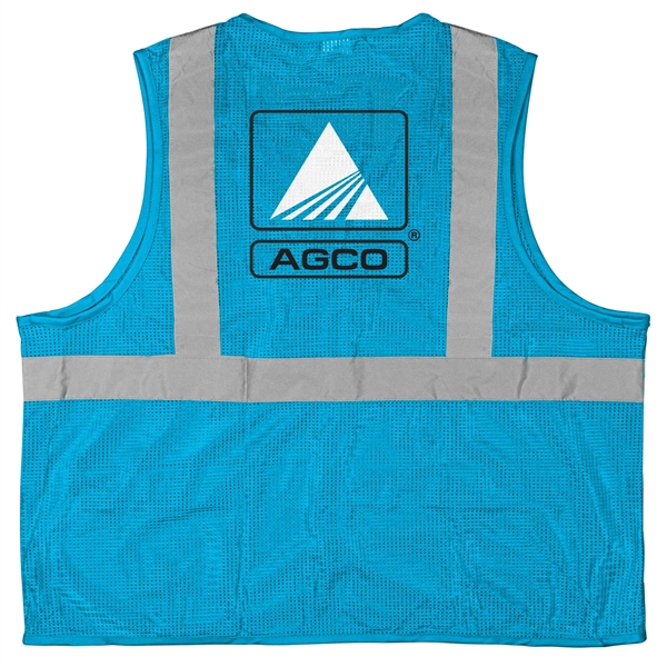 100% Polyester Premium Reflective Safety Vest - 100% Polyester Premium Reflective Safety Vest - Image 6 of 18