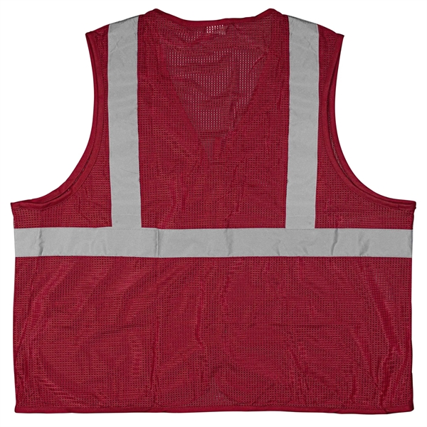 100% Polyester Premium Reflective Safety Vest - 100% Polyester Premium Reflective Safety Vest - Image 7 of 18