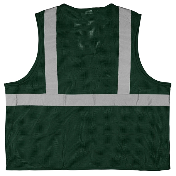 100% Polyester Premium Reflective Safety Vest - 100% Polyester Premium Reflective Safety Vest - Image 8 of 18