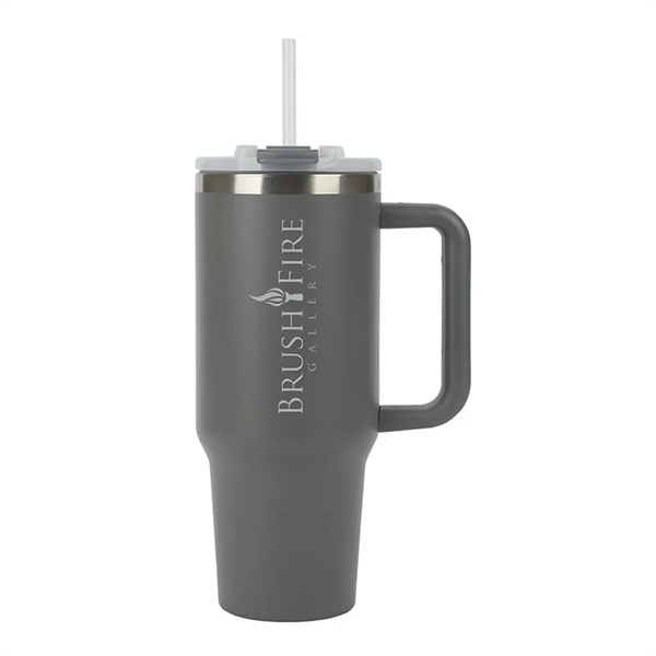 Acadia 40 oz. Double Wall, Stainless Steel Travel Mug - Acadia 40 oz. Double Wall, Stainless Steel Travel Mug - Image 2 of 4