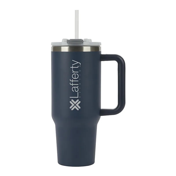 Acadia 40 oz. Double Wall, Stainless Steel Travel Mug - Acadia 40 oz. Double Wall, Stainless Steel Travel Mug - Image 3 of 4