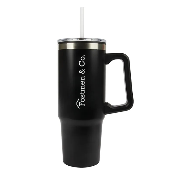 Zane 30 oz. Steel/PP Liner Travel Mug - Zane 30 oz. Steel/PP Liner Travel Mug - Image 6 of 13