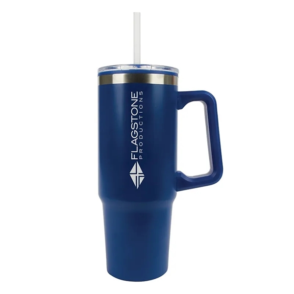 Zane 30 oz. Steel/PP Liner Travel Mug - Zane 30 oz. Steel/PP Liner Travel Mug - Image 2 of 13