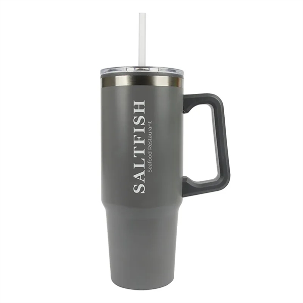 Zane 30 oz. Steel/PP Liner Travel Mug - Zane 30 oz. Steel/PP Liner Travel Mug - Image 4 of 13