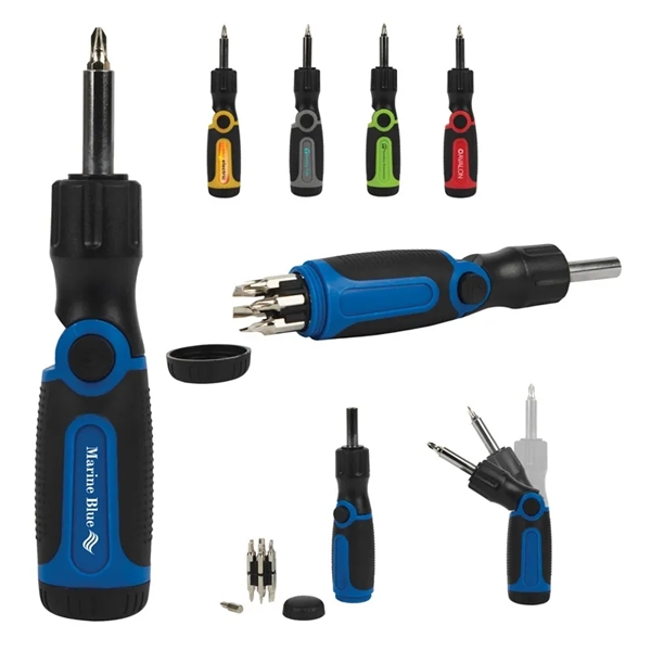Edmund 3-Position, 12-Bit Screwdriver Tool - Edmund 3-Position, 12-Bit Screwdriver Tool - Image 0 of 5