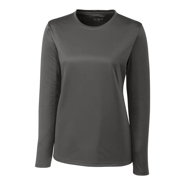 Clique Spin Eco Performance Long Sleeve Womens Tee Shirt - Clique Spin Eco Performance Long Sleeve Womens Tee Shirt - Image 8 of 12