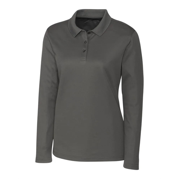 Clique Spin Eco Performance Pique Long Sleeve Womens Polo - Clique Spin Eco Performance Pique Long Sleeve Womens Polo - Image 8 of 12