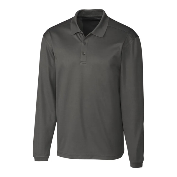 Clique Spin Eco Performance Pique Long Sleeve Mens Polo - Clique Spin Eco Performance Pique Long Sleeve Mens Polo - Image 11 of 12