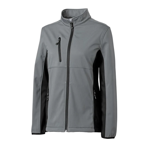 Clique Narvik Eco Stretch Softshell Full Zip Womens Jacket - Clique Narvik Eco Stretch Softshell Full Zip Womens Jacket - Image 3 of 10