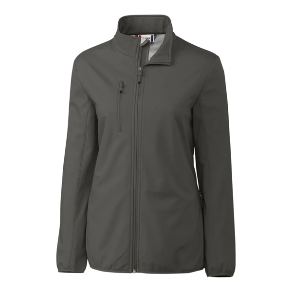 Clique Trail Eco Stretch Softshell Full Zip Womens Jacket - Clique Trail Eco Stretch Softshell Full Zip Womens Jacket - Image 8 of 30