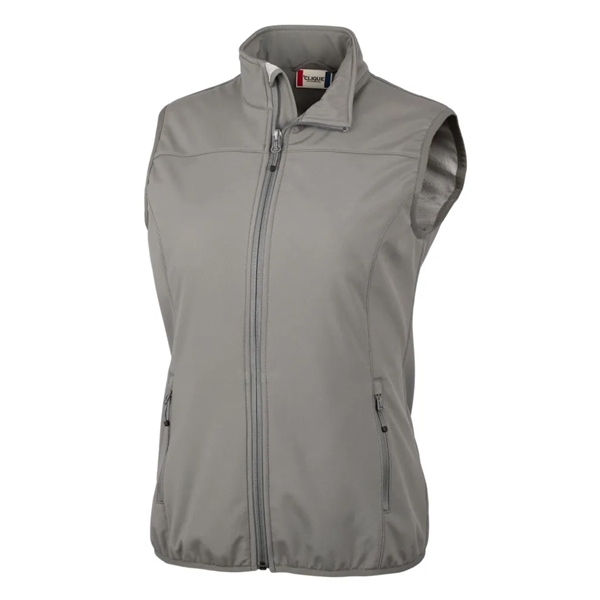 Clique Trail Eco Stretch Softshell Women's Full Zip Vest - Clique Trail Eco Stretch Softshell Women's Full Zip Vest - Image 5 of 5