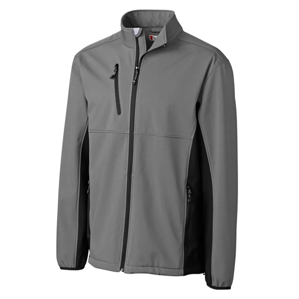 Clique Narvik Eco Stretch Softshell Full Zip Mens Jacket - Clique Narvik Eco Stretch Softshell Full Zip Mens Jacket - Image 2 of 3