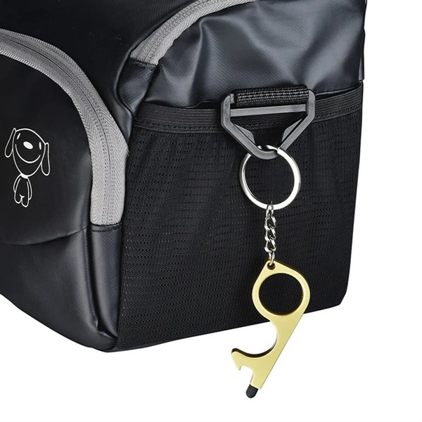 No Touch Door Bottle Opener Keychain - No Touch Door Bottle Opener Keychain - Image 4 of 4
