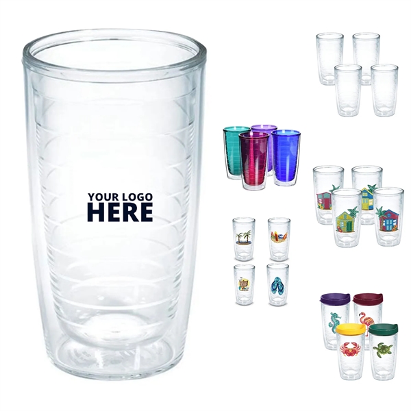 16 Oz Double Walled Clear Insulated Tumbler - 16 Oz Double Walled Clear Insulated Tumbler - Image 0 of 1