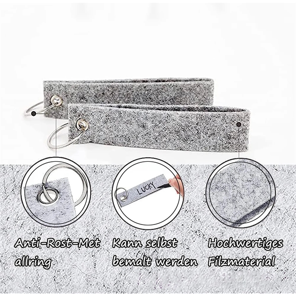 Felt Blanks Keychain - Felt Blanks Keychain - Image 1 of 4