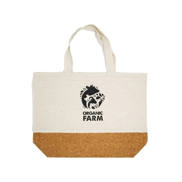 Linen and Cork Tote Bag - Linen and Cork Tote Bag - Image 0 of 2
