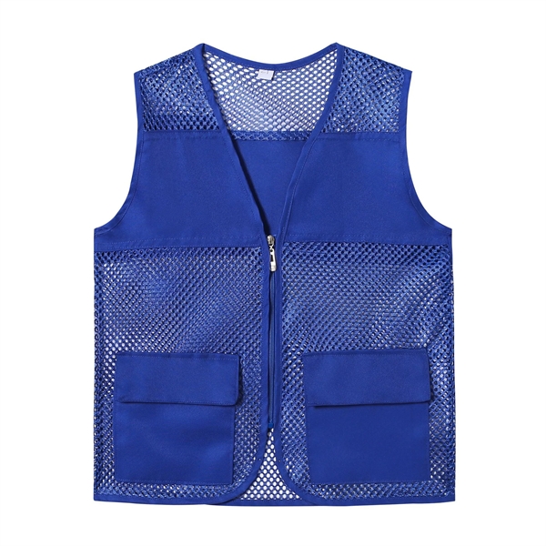 High Visibility Mesh Vest with Pockets - High Visibility Mesh Vest with Pockets - Image 6 of 7