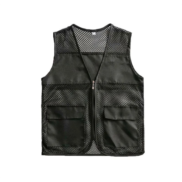 High Visibility Mesh Vest with Pockets - High Visibility Mesh Vest with Pockets - Image 7 of 7