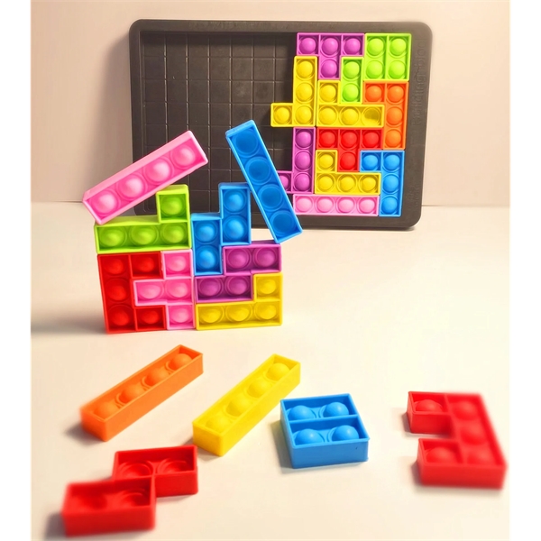 Building Block Bubble Fidget Toys - Building Block Bubble Fidget Toys - Image 0 of 2