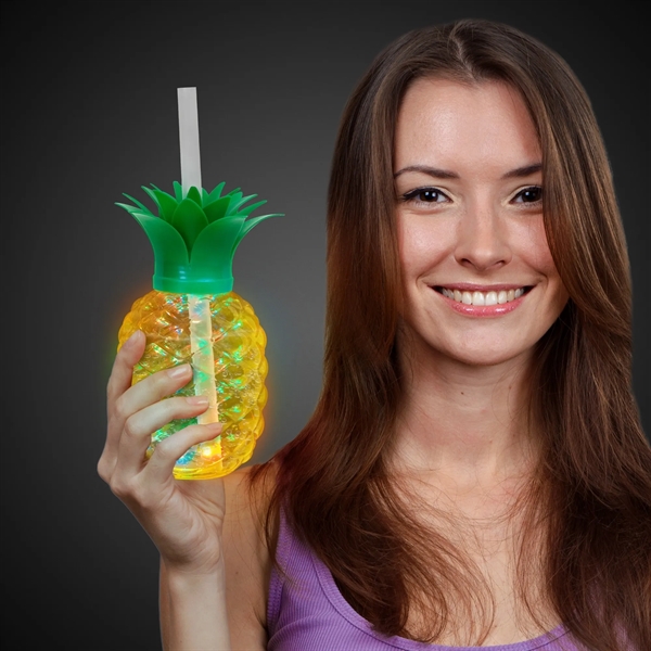 16oz Light Up Pineapple Cup(Digi-print) - 16oz Light Up Pineapple Cup(Digi-print) - Image 0 of 1